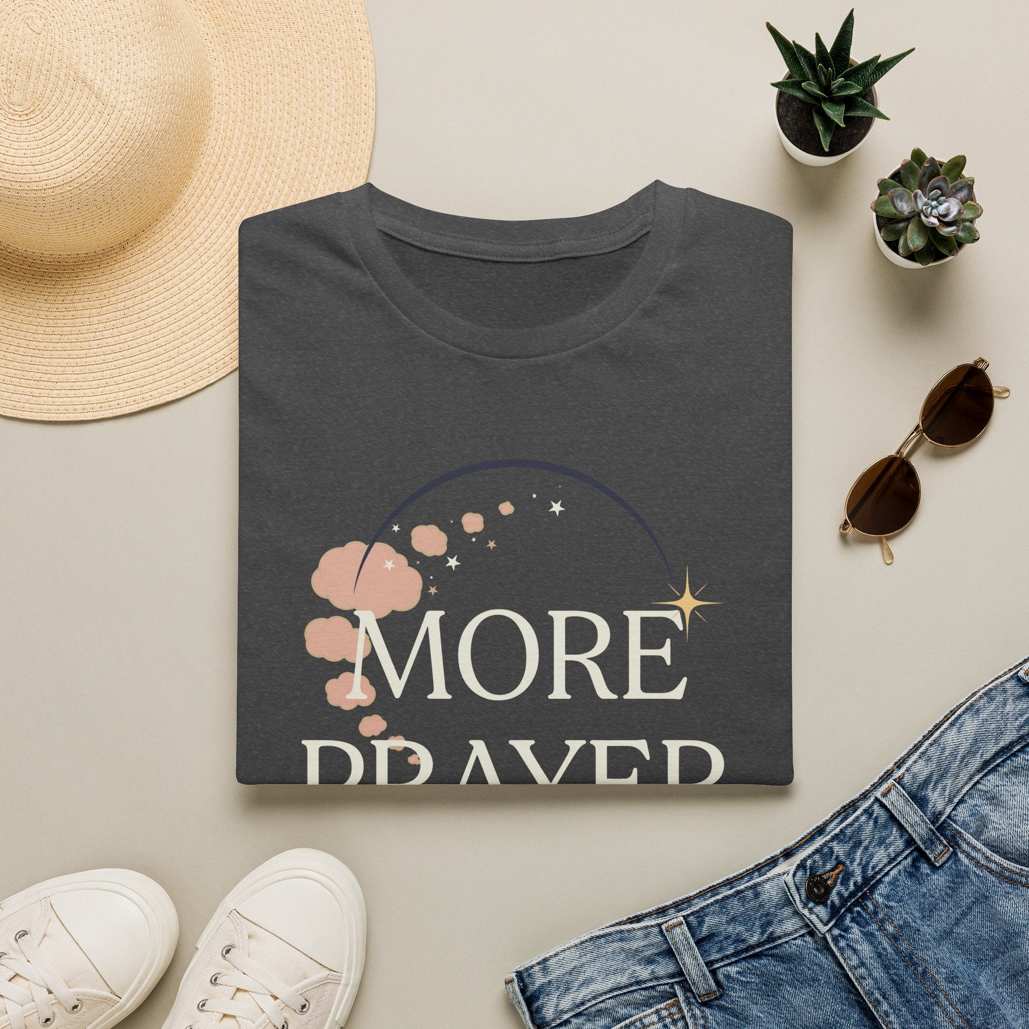 More Prayer Not Worry T-Shirt
