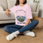 God Meets Me On The Trail T-Shirt