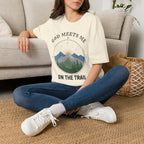 God Meets Me On The Trail T-Shirt