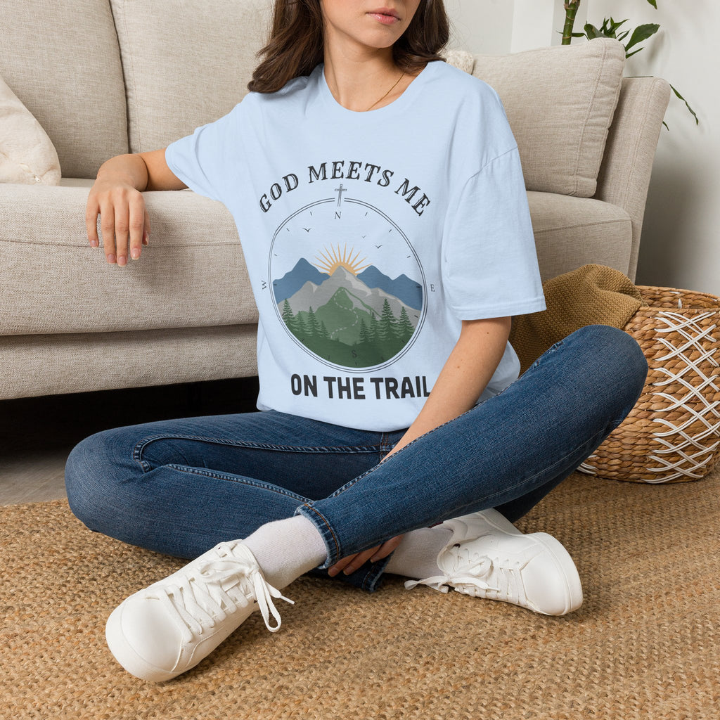 God Meets Me On The Trail T-Shirt