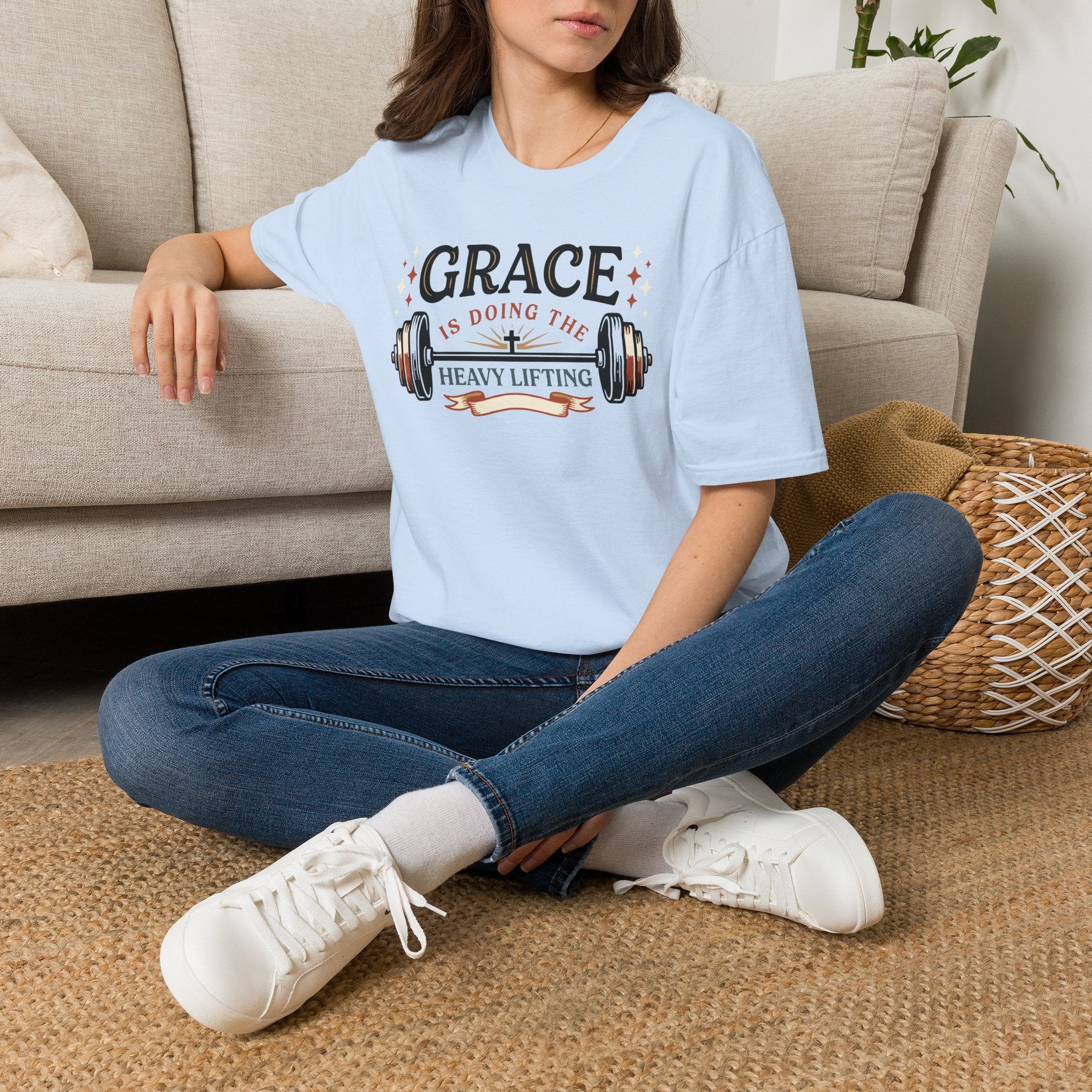 Grace Is Doing the Heavy Lifting T-Shirt