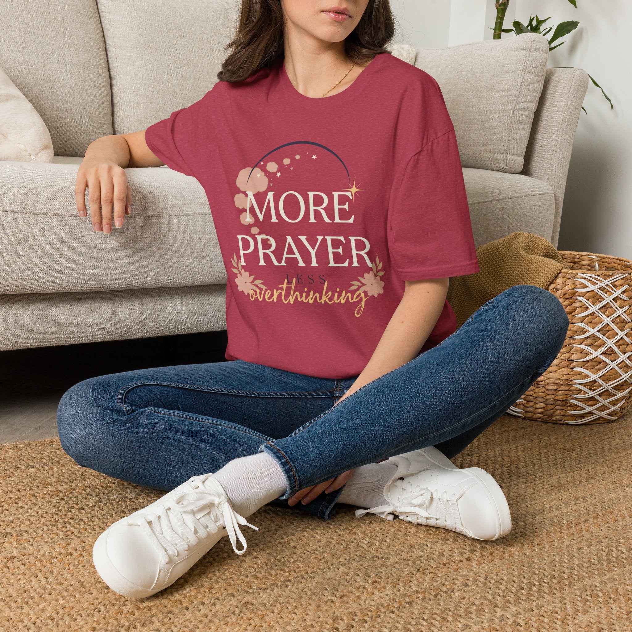More Prayer Not Worry T-Shirt