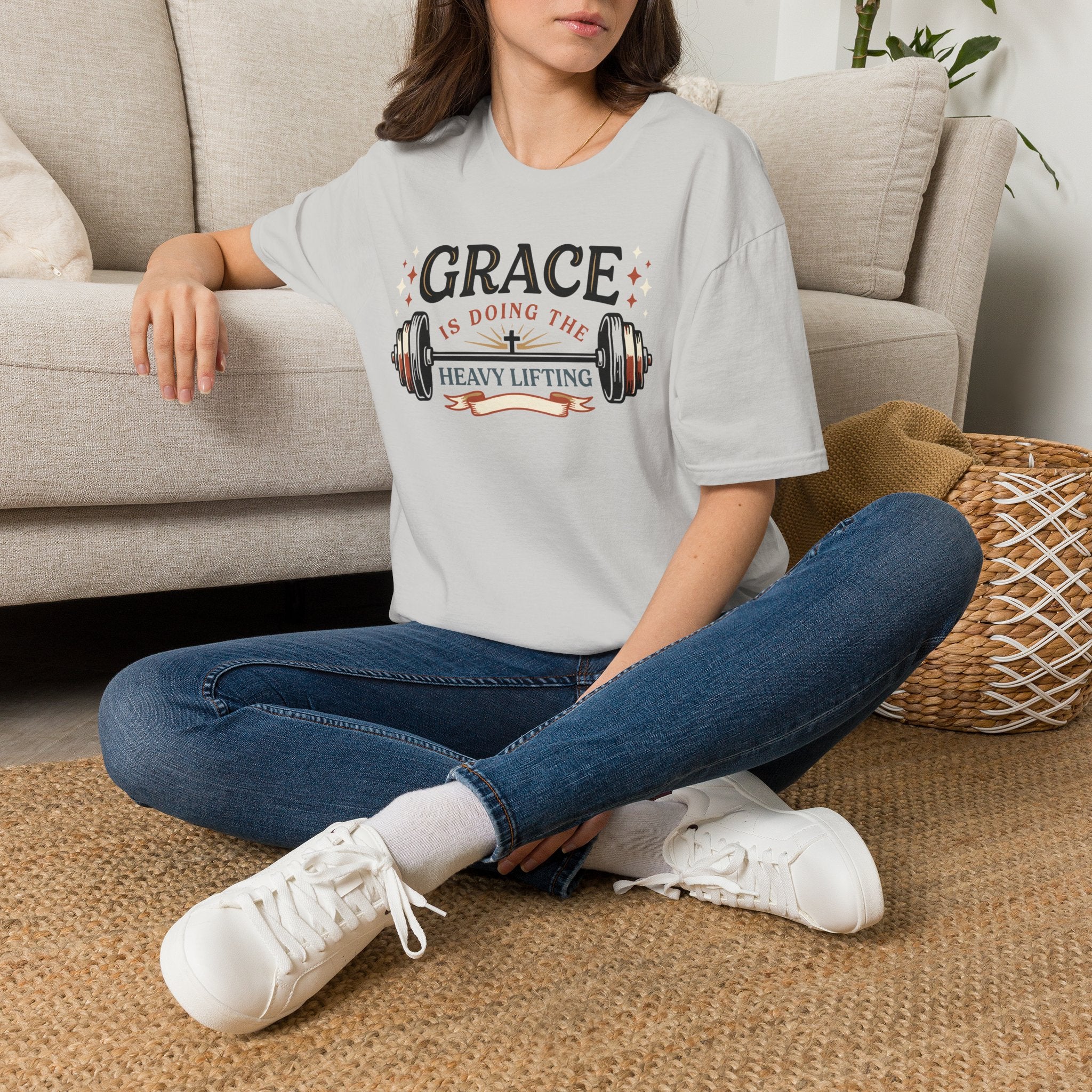 Grace Is Doing the Heavy Lifting T-Shirt