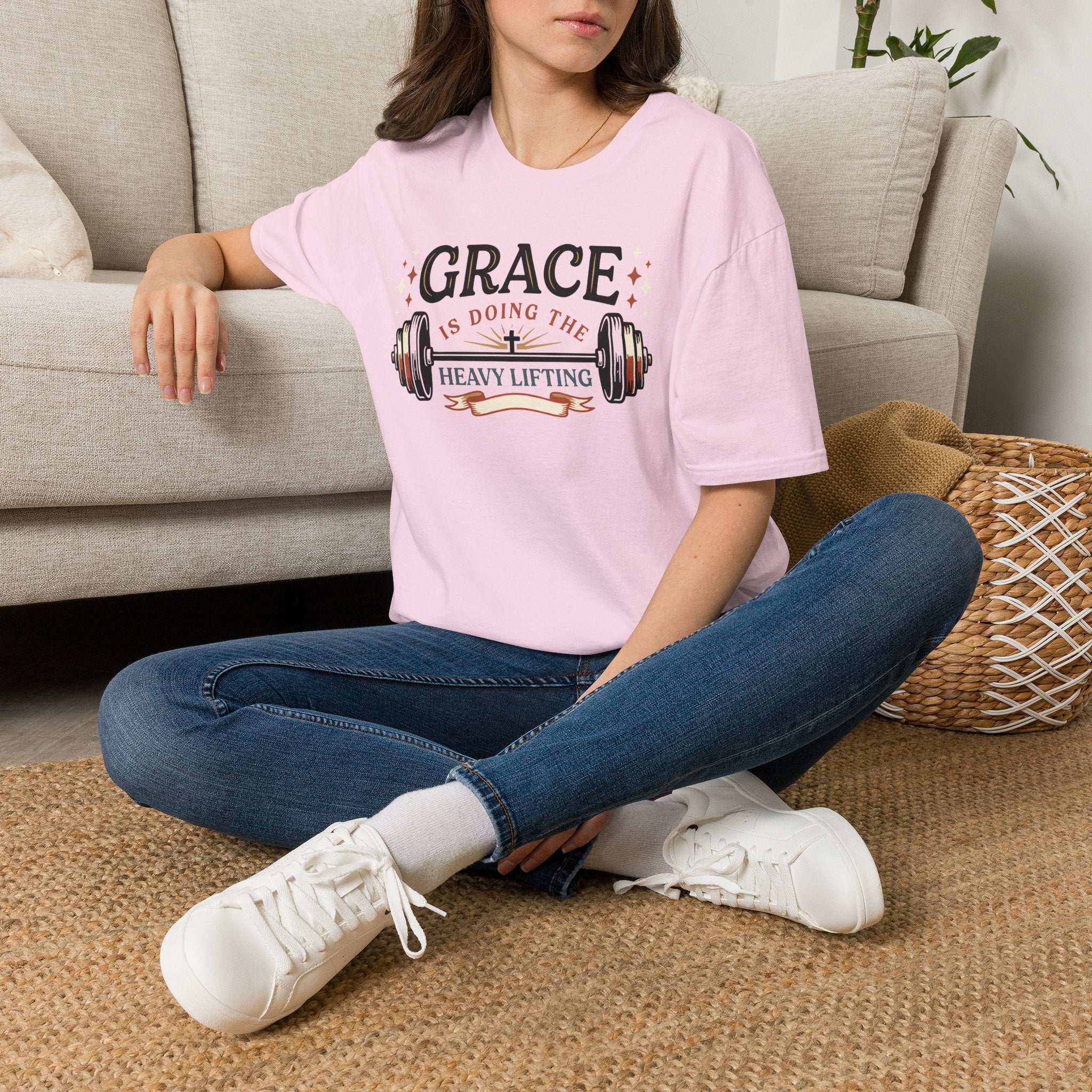 Grace Is Doing the Heavy Lifting T-Shirt