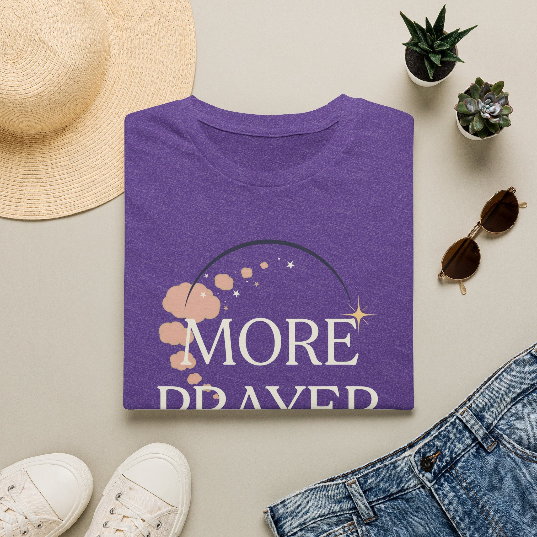 More Prayer Not Worry T-Shirt
