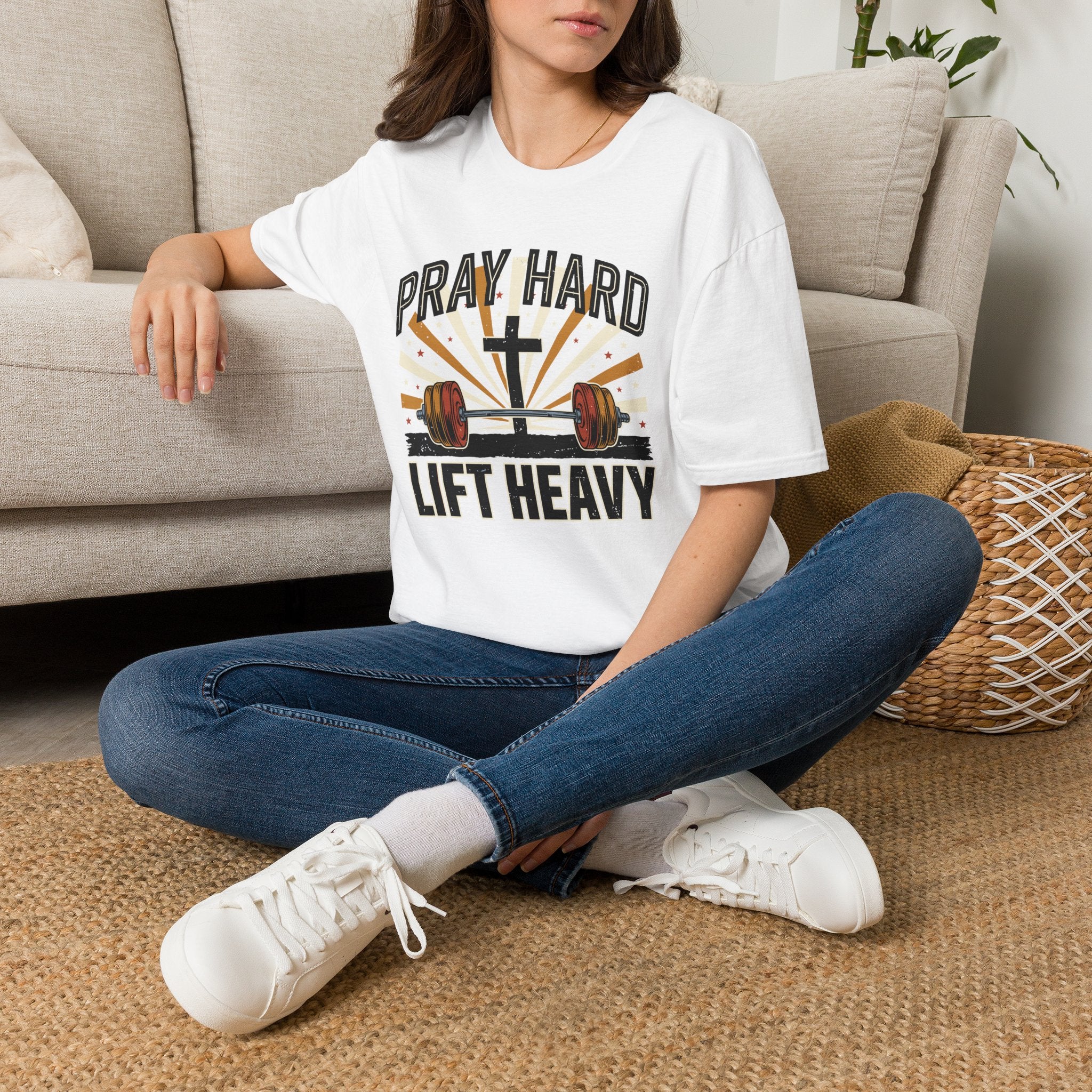 Pray Hard Lift Heavy T-Shirt