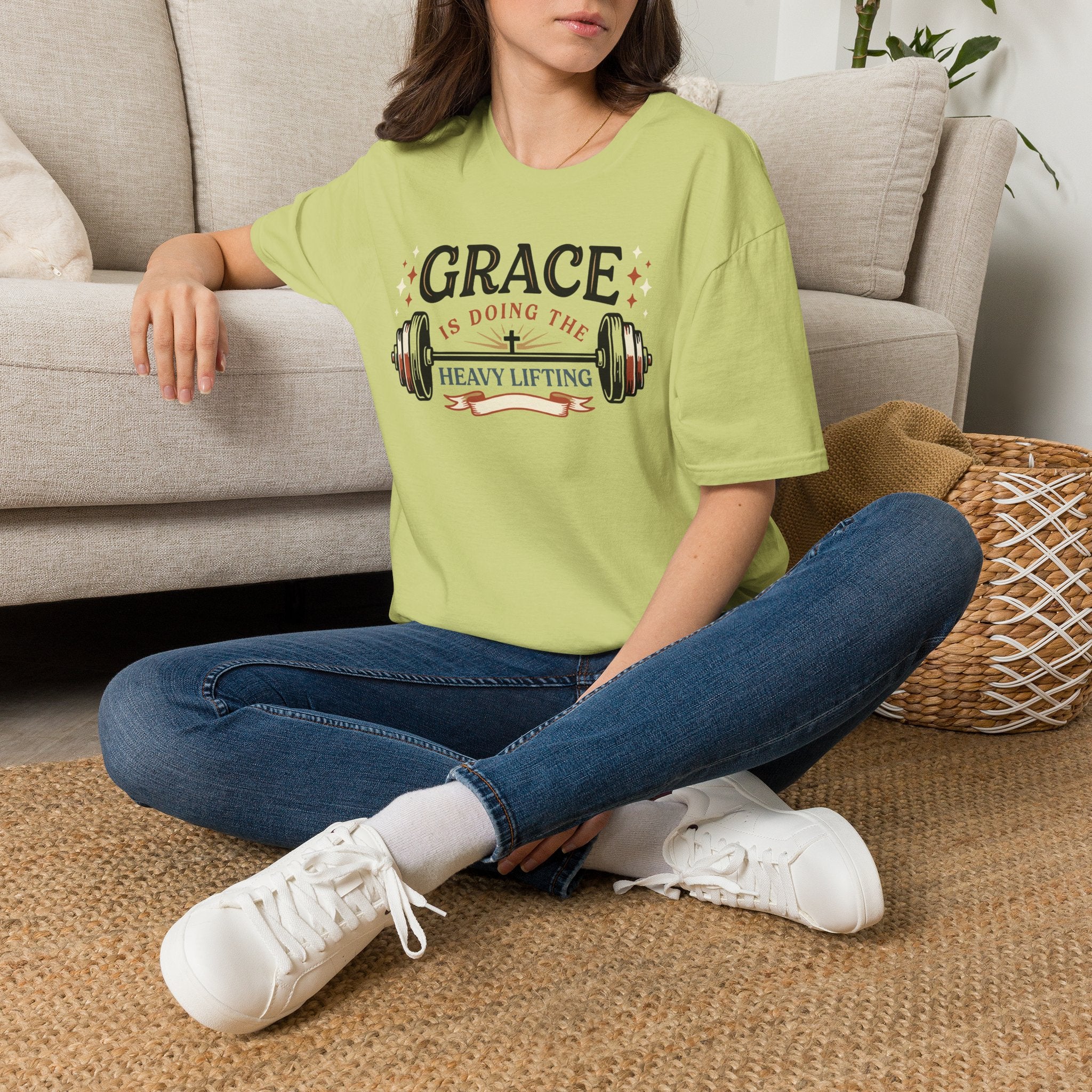 Grace Is Doing the Heavy Lifting T-Shirt