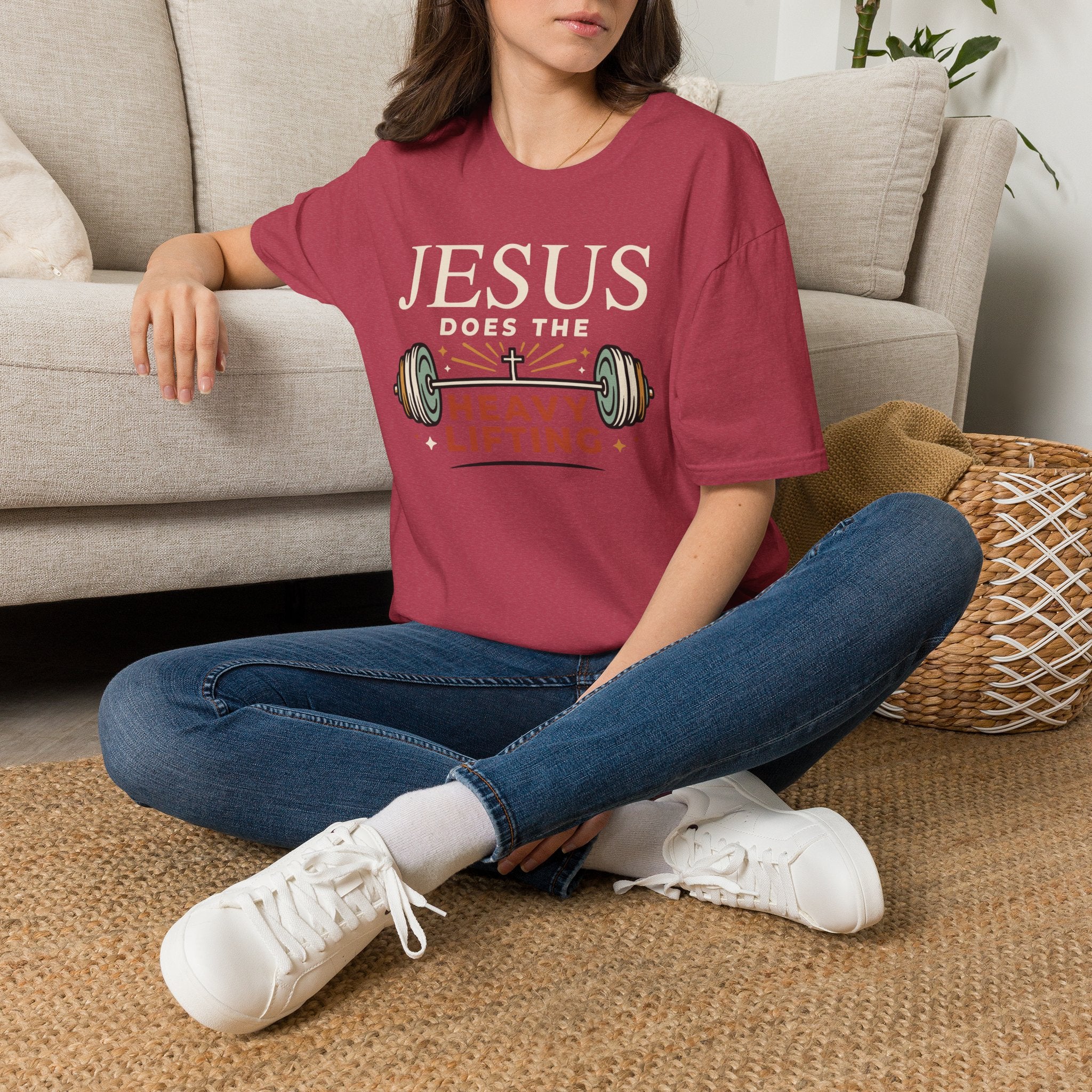Jesus Does the Heavy Lifting T-Shirt